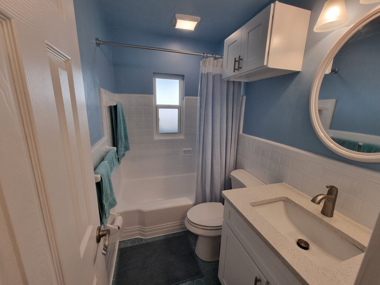 tiled bathroom shower in Pinellas County FL